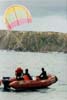 1994. Un kite est test pour la traction de petites embarcations